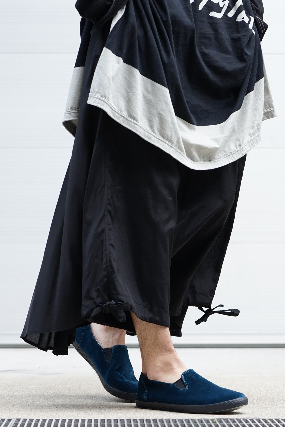 Rayon Cotton Poplin W-sarrouel KARASU Pants 