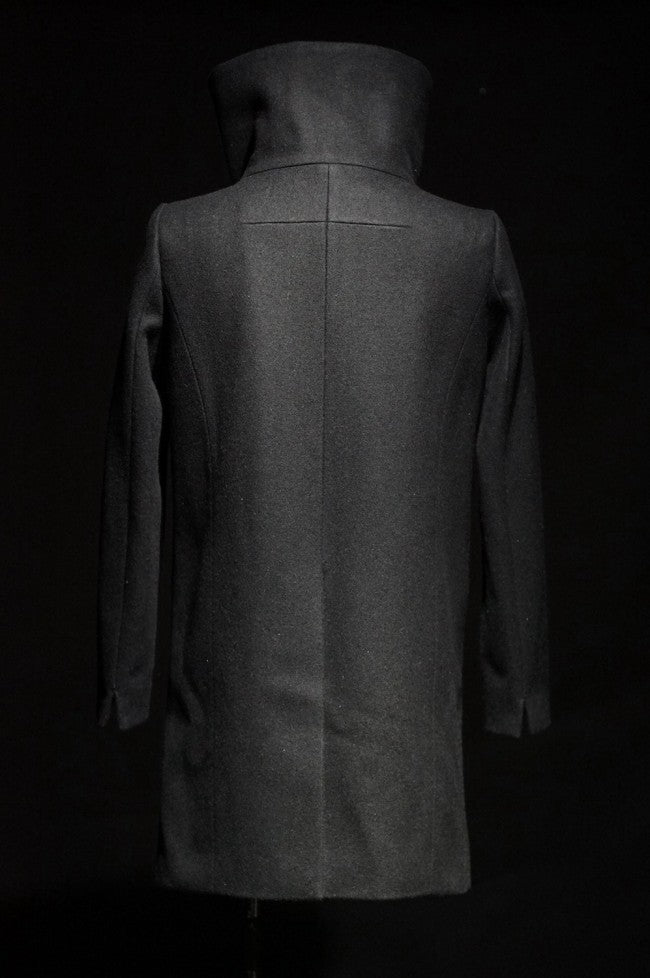 16AW Melton High Neck Coat