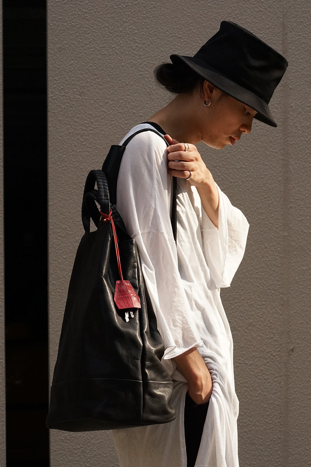 Key dyffle - crocodile Red