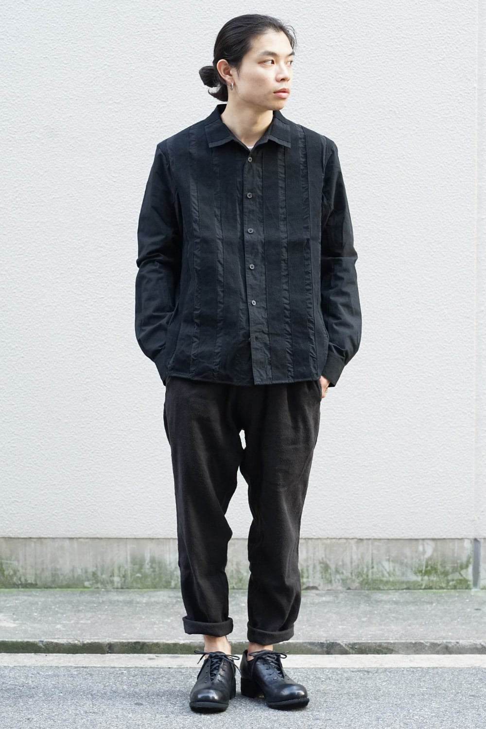 Linen Silk Slim Pants