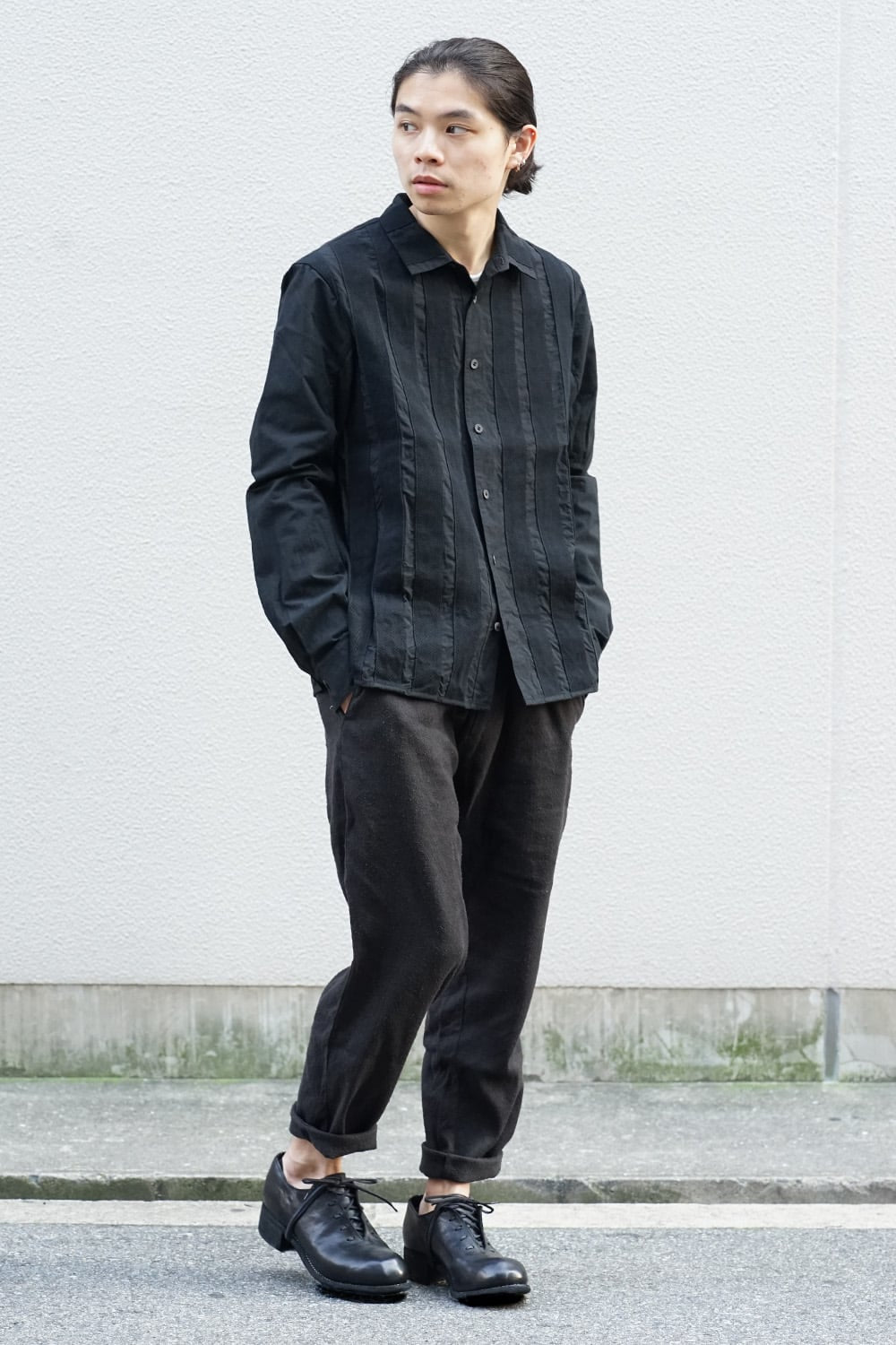 Linen Silk Slim Pants