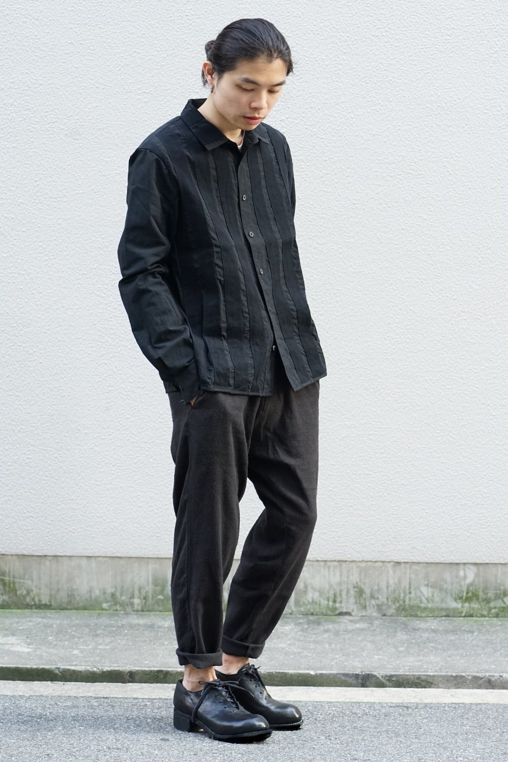 Linen Silk Slim Pants