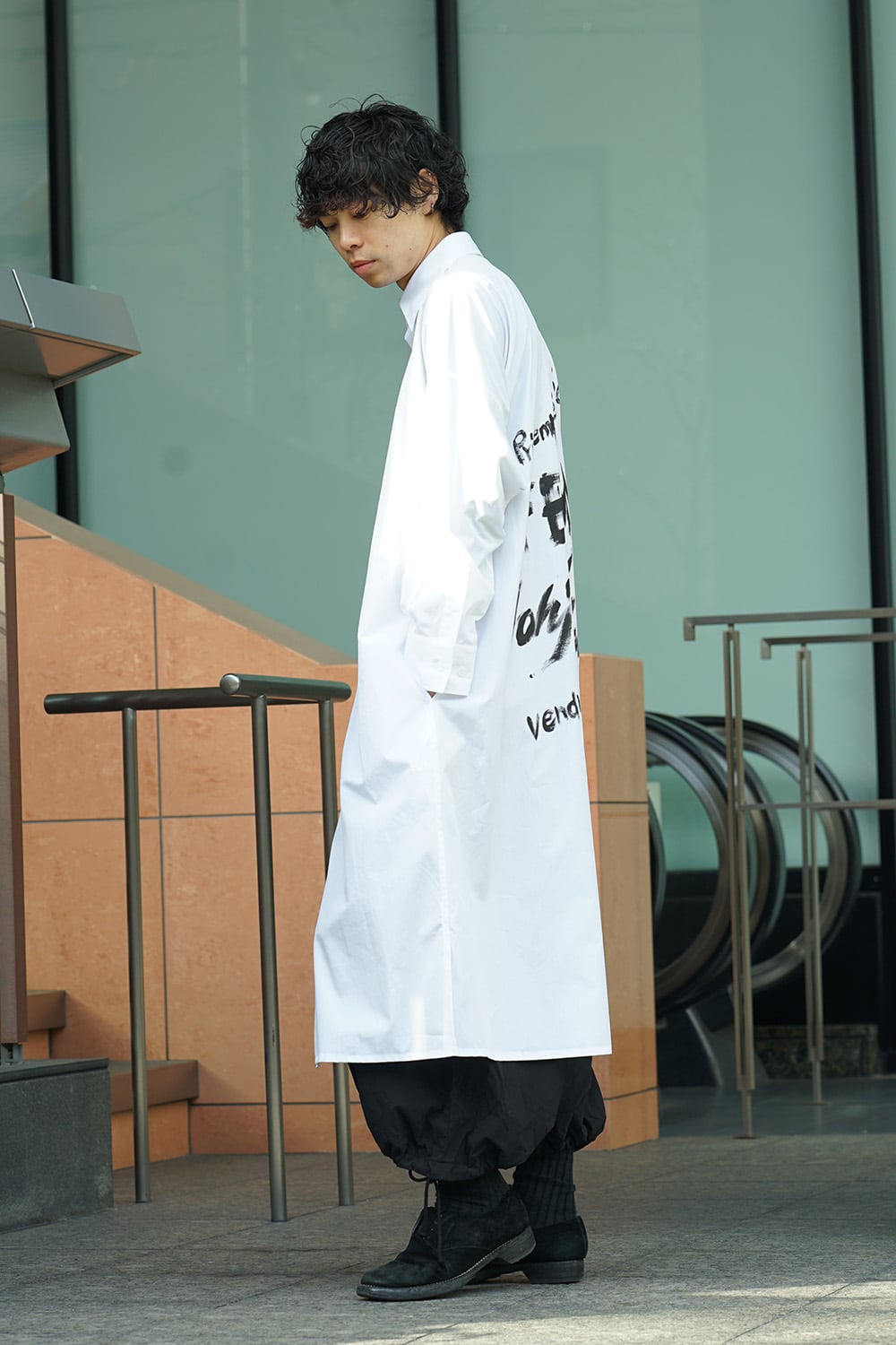 Spare collar FEMME Yohji Yamamoto Art Long shirts - White