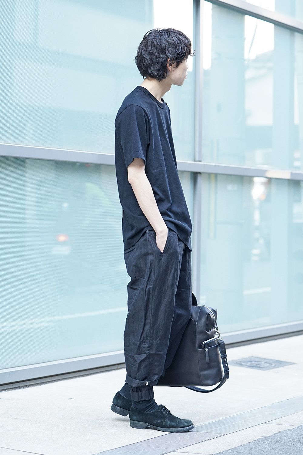 Asymmetry Shot sleeve T-shirts 0M191 0206