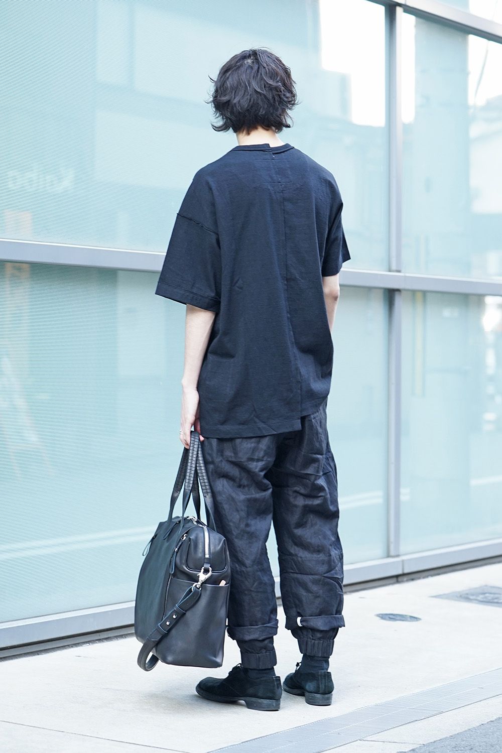 Asymmetry Shot sleeve T-shirts 0M191 0206