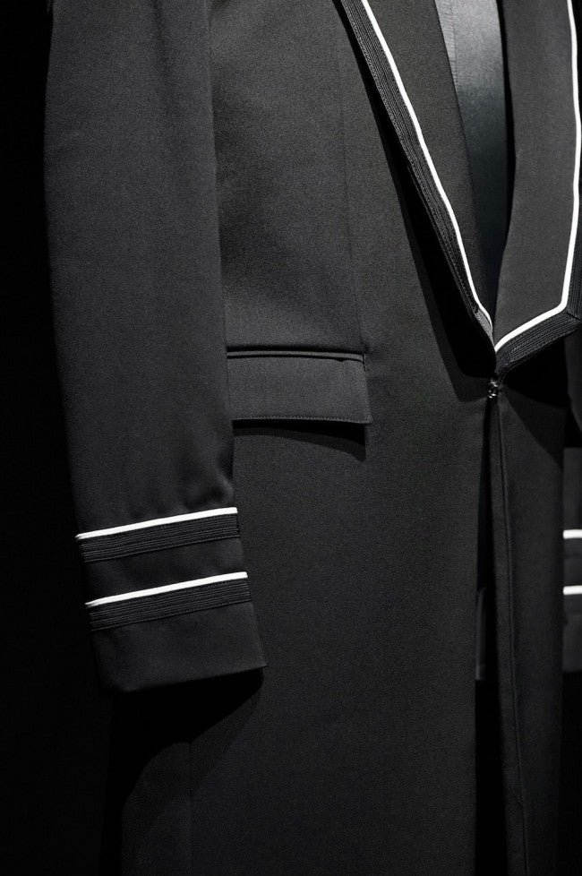 GalaabenD 16PS Tuxedo Cloth Long Jacket BLK×WHT