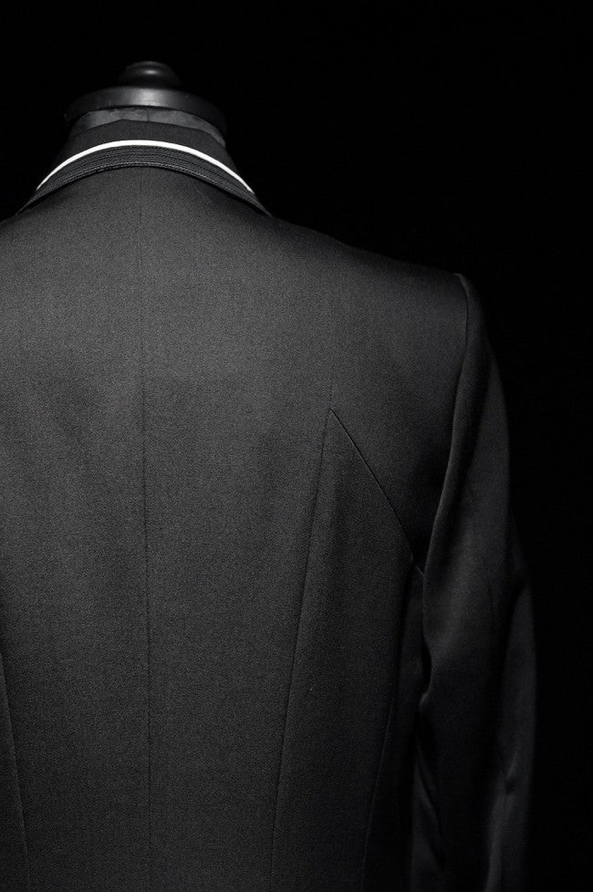 GalaabenD 16PS Tuxedo Cloth Long Jacket BLK×WHT