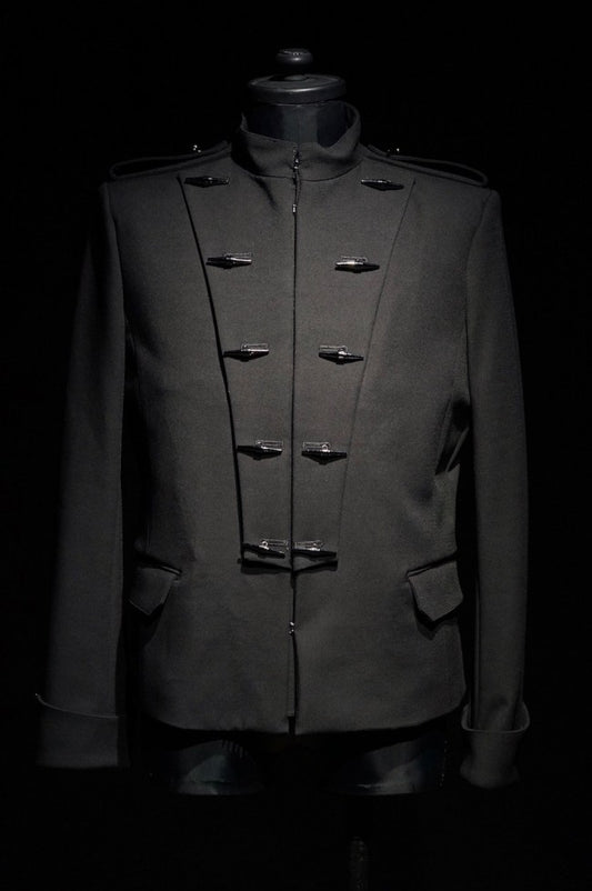 GalaabenD  16SS Matt Power Stretch Napoleon Jacket BLACK