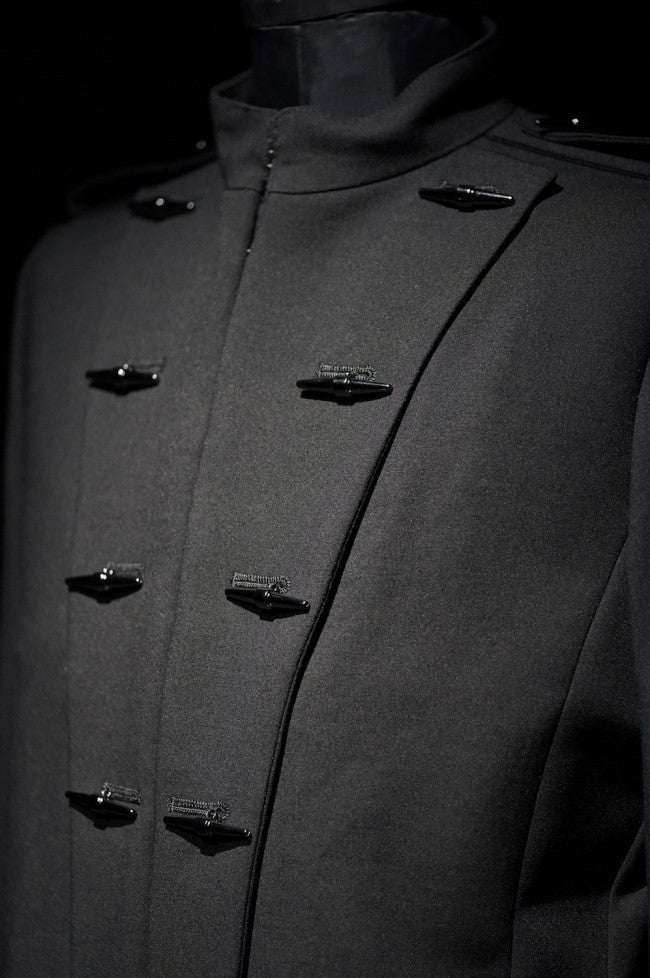 GalaabenD  16SS Matt Power Stretch Napoleon Jacket BLACK