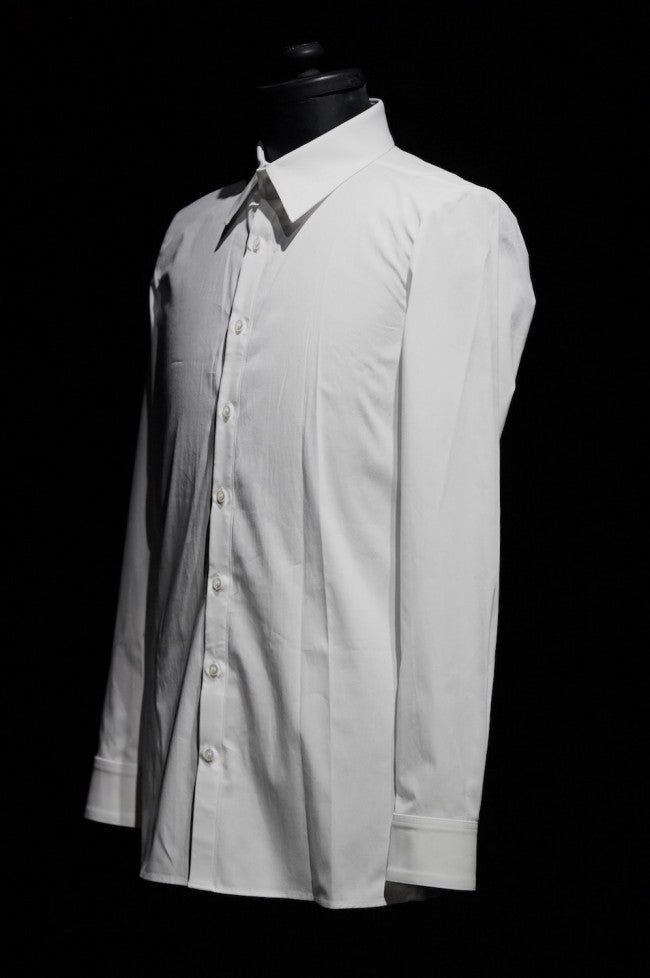 16AW Broad Cloth Stretch SH WHITE