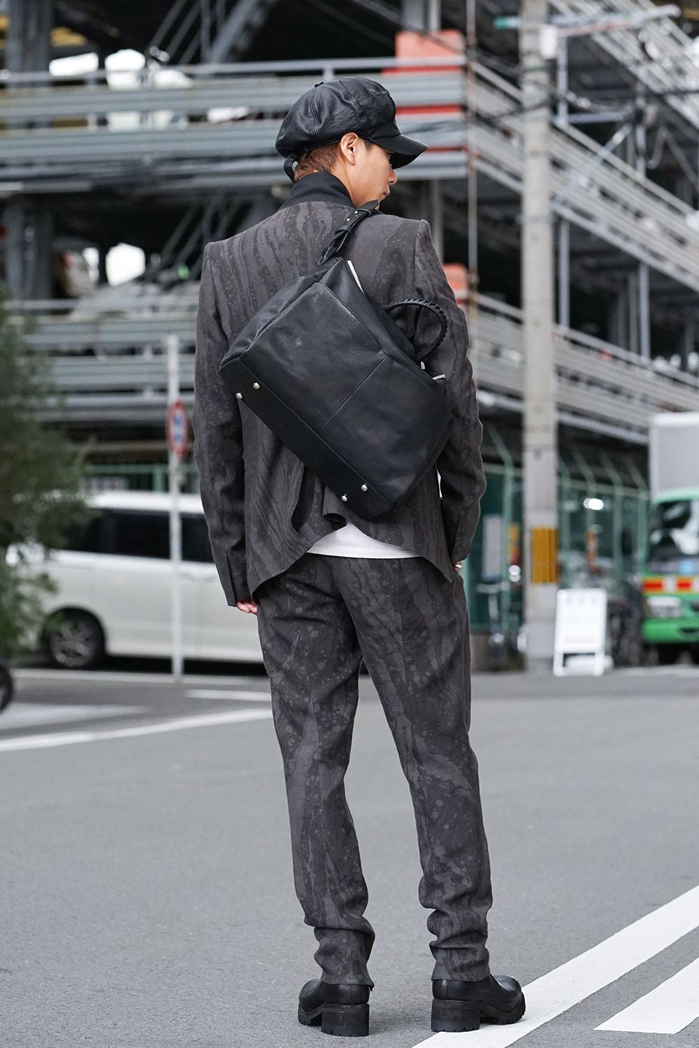 Mouse zip shoulder Black