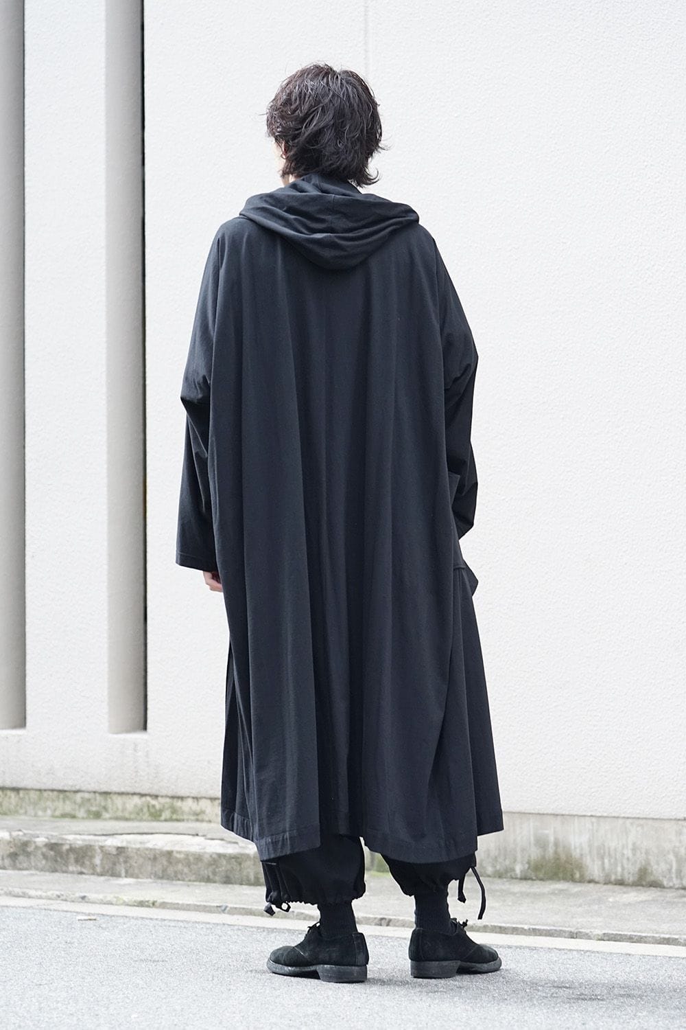 オープンフロント ビッグ ドレス ウィズ フード