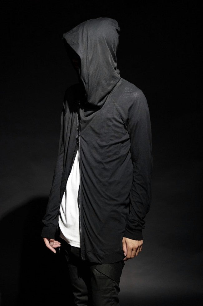 16PW Hooded Cut Sew BLACK