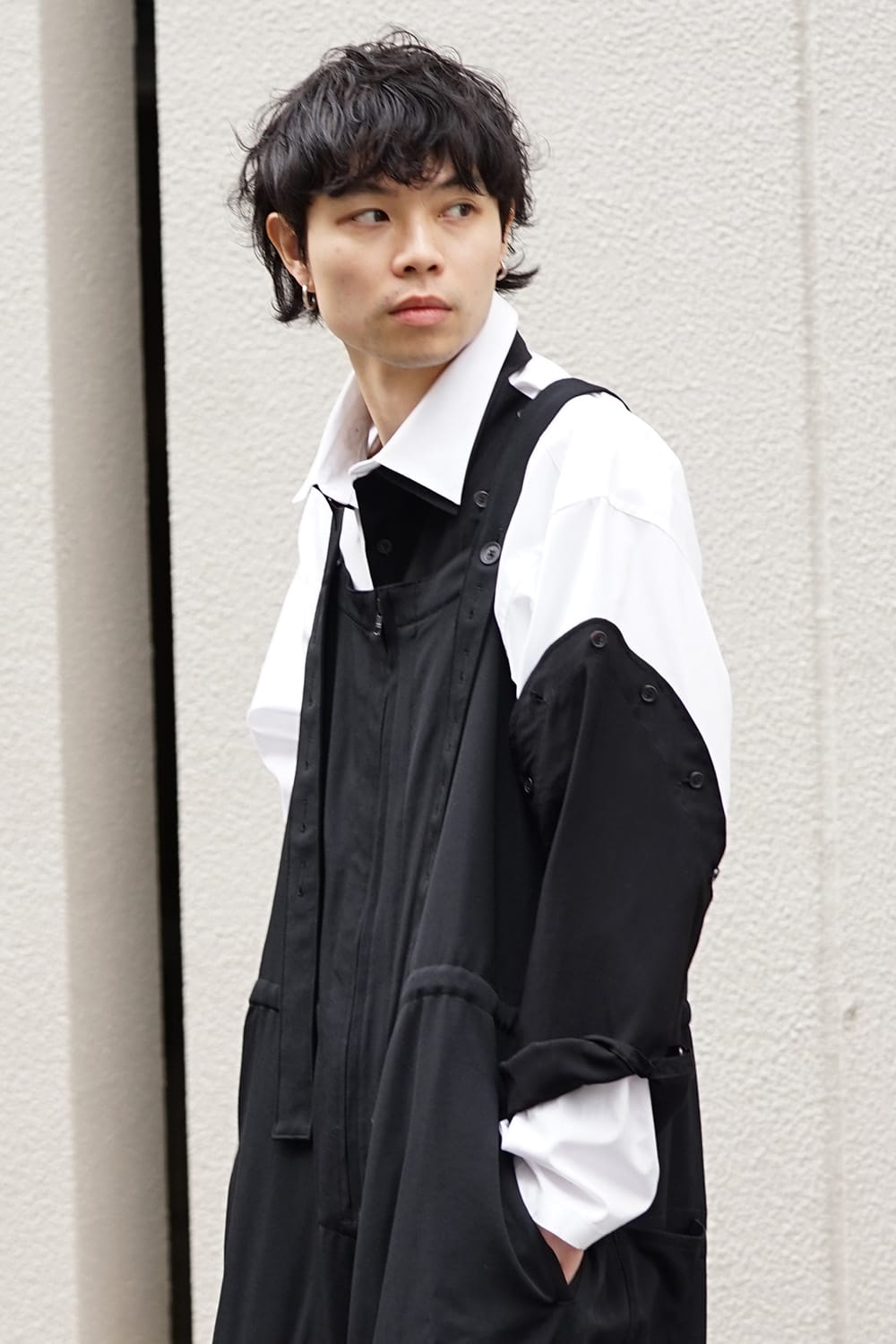 Front Detachable Button Shirt