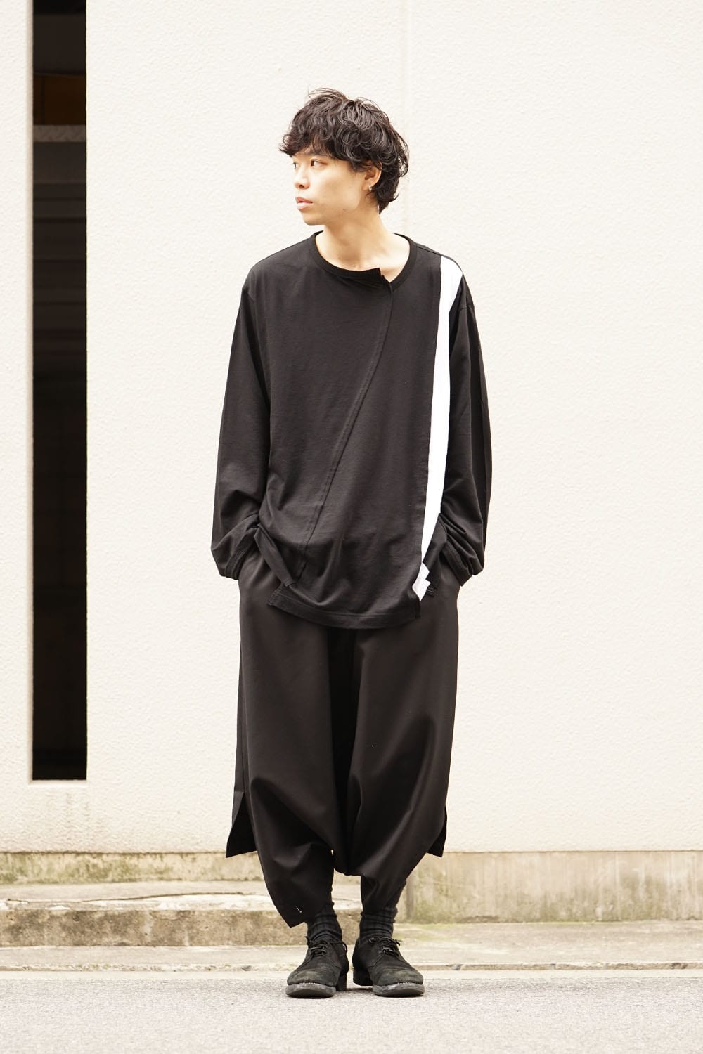 Inseam Butterfly Open Short Sarouel Pants