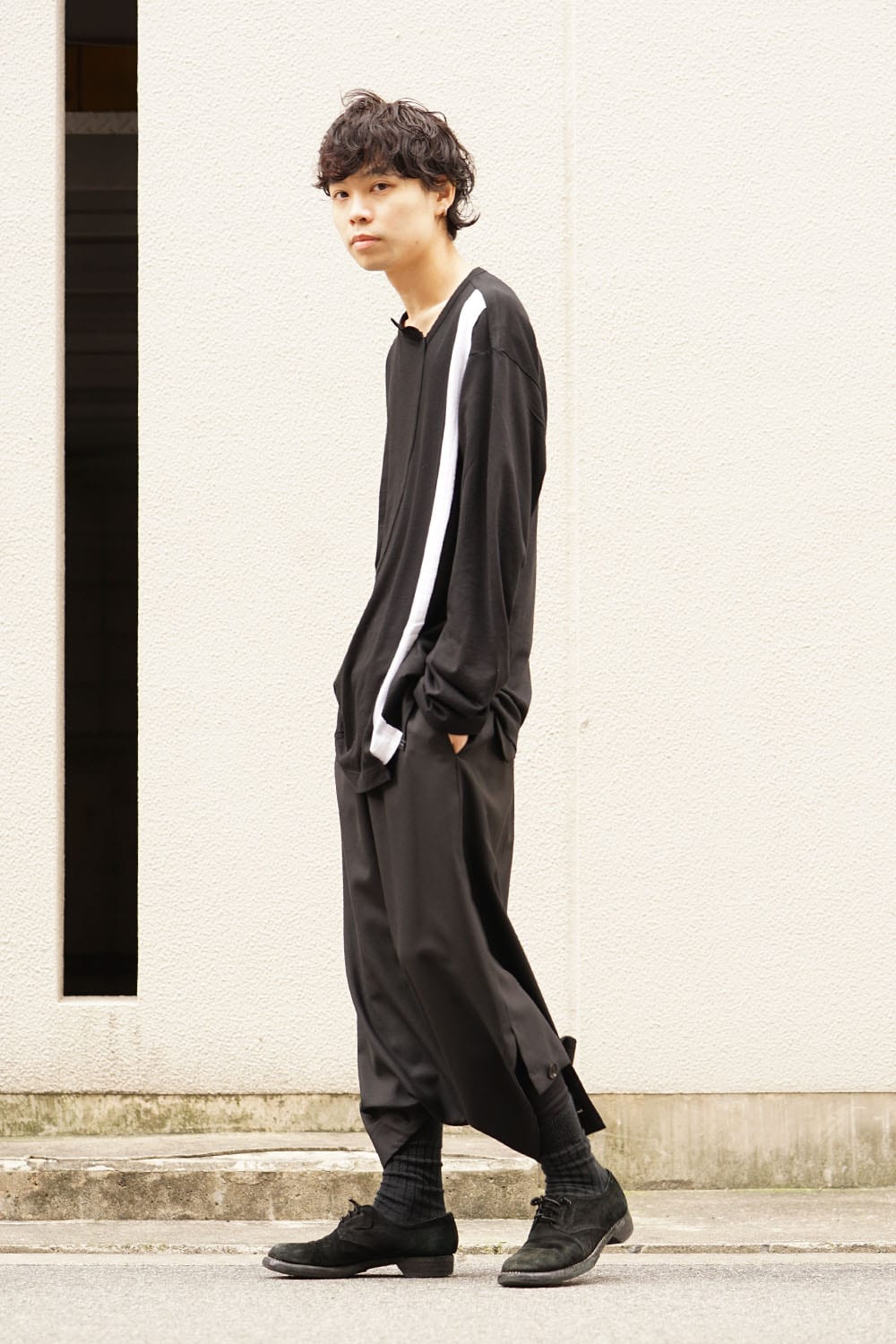 Inseam Butterfly Open Short Sarouel Pants