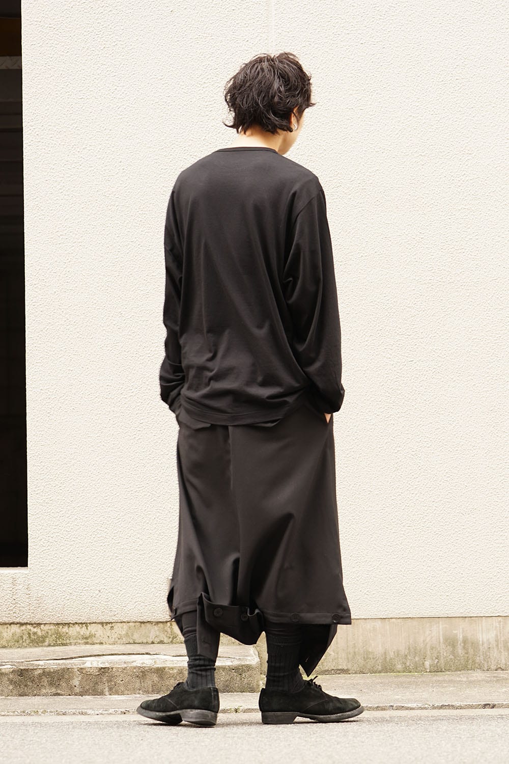 Inseam Butterfly Open Short Sarouel Pants