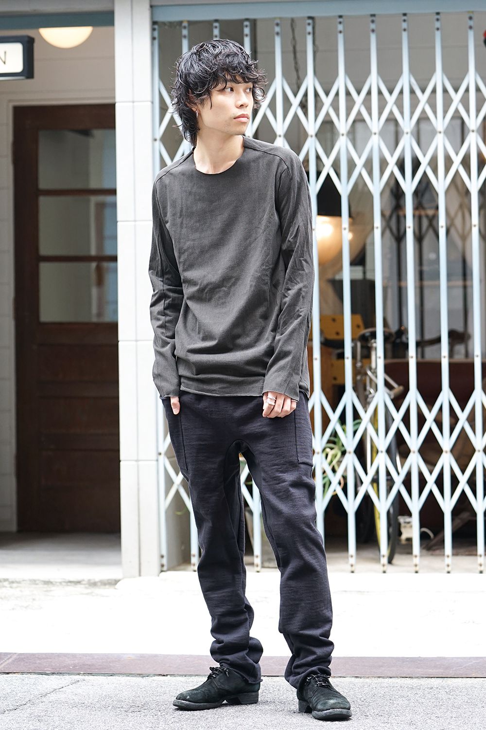 Heavy Jersey pants Black
