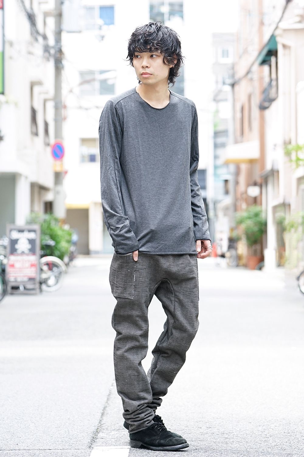Heavy Jersey Pants Carbon