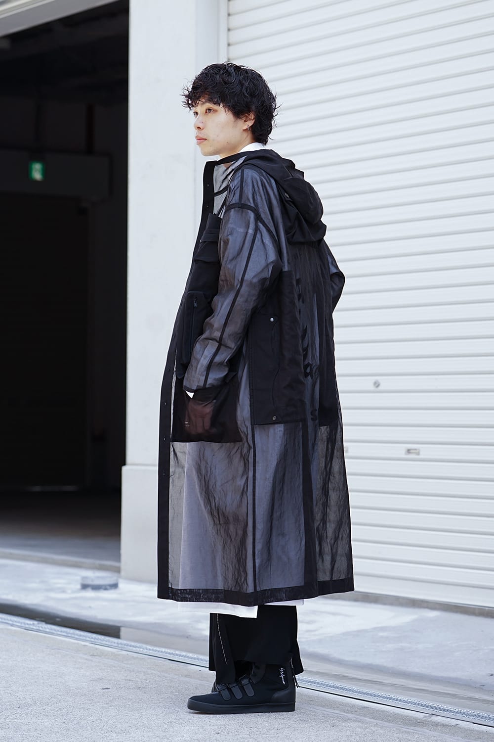 Multi Pocket Hoodie Coat