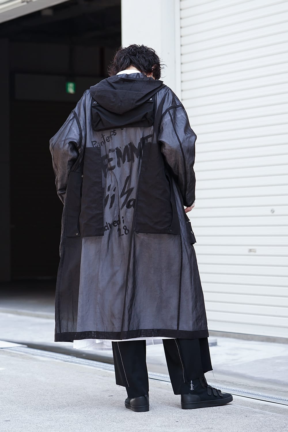 Multi Pocket Hoodie Coat