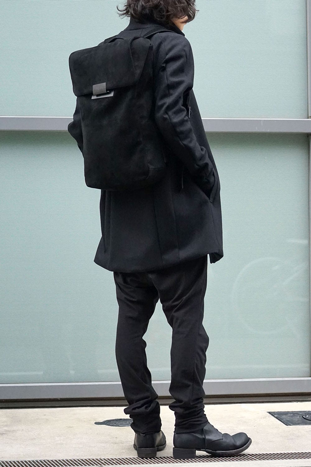 Rib Coat Cashmere Melton