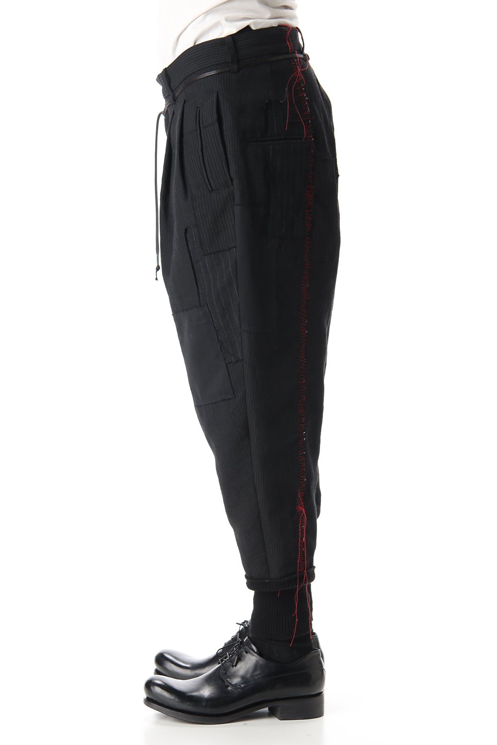 Patchwork Jodhpers Ribbed Pants