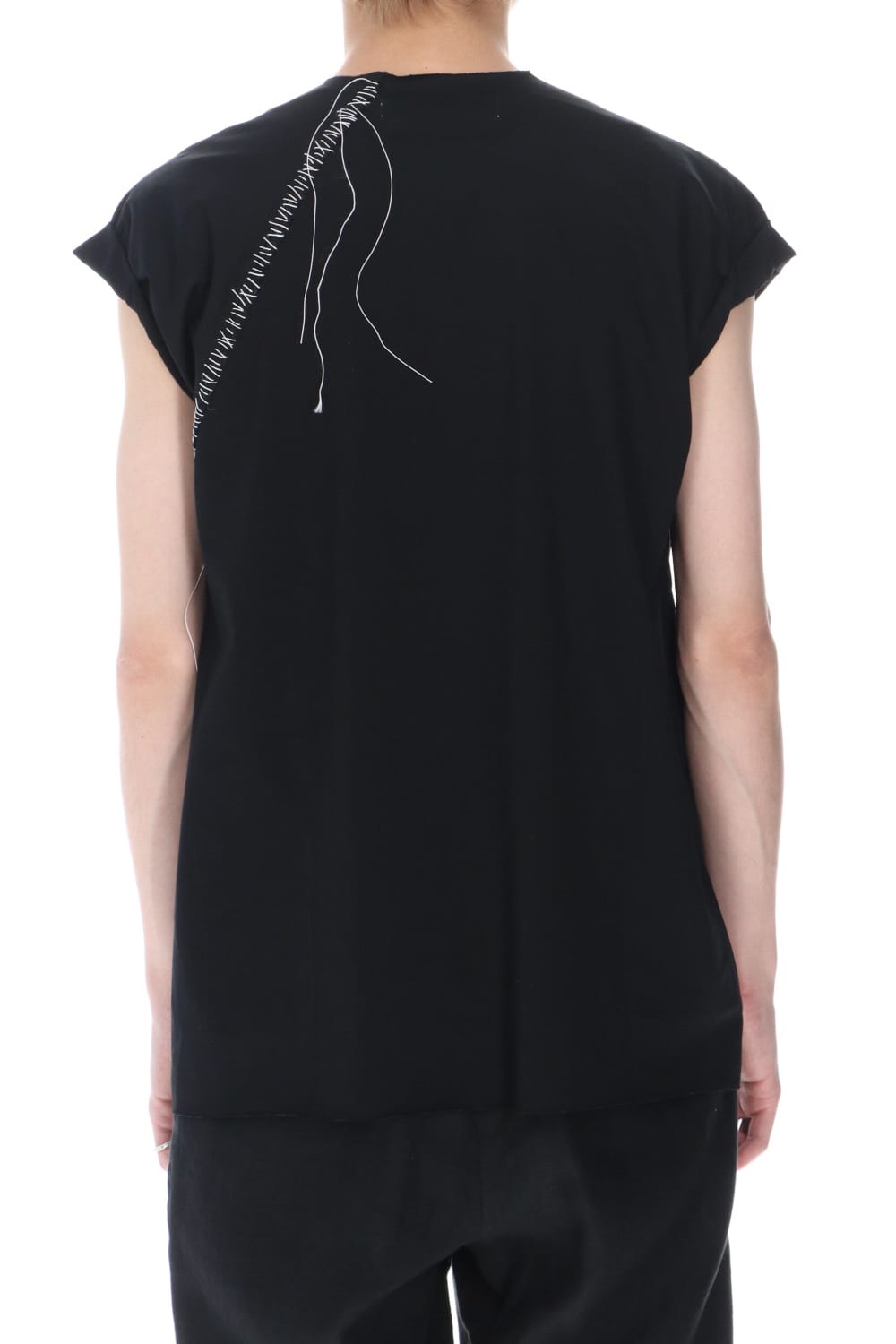 フレンチ スリーブ Tシャツ ブラック