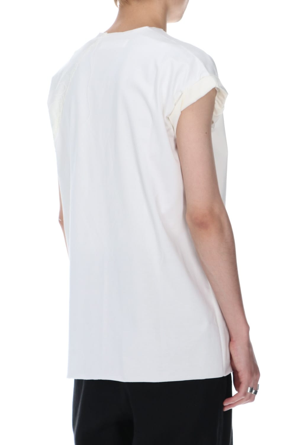 フレンチ スリーブ Tシャツ ホワイト