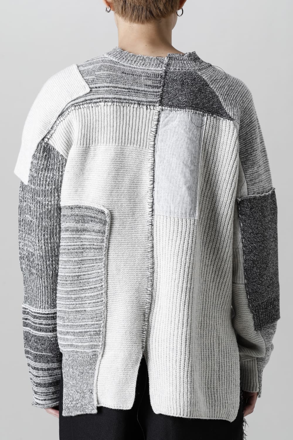 Patched Sweater
