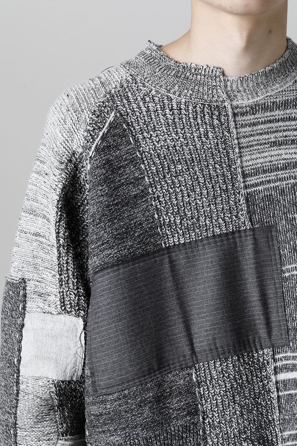 Patched Sweater
