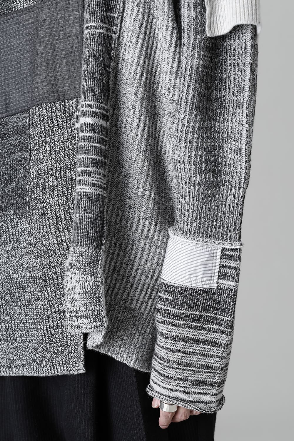 Patched Sweater