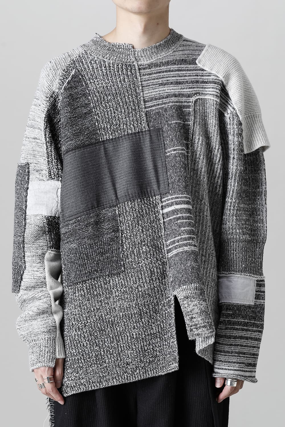 Patched Sweater