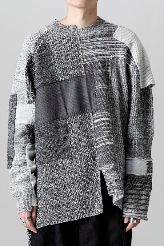 Patched Sweater