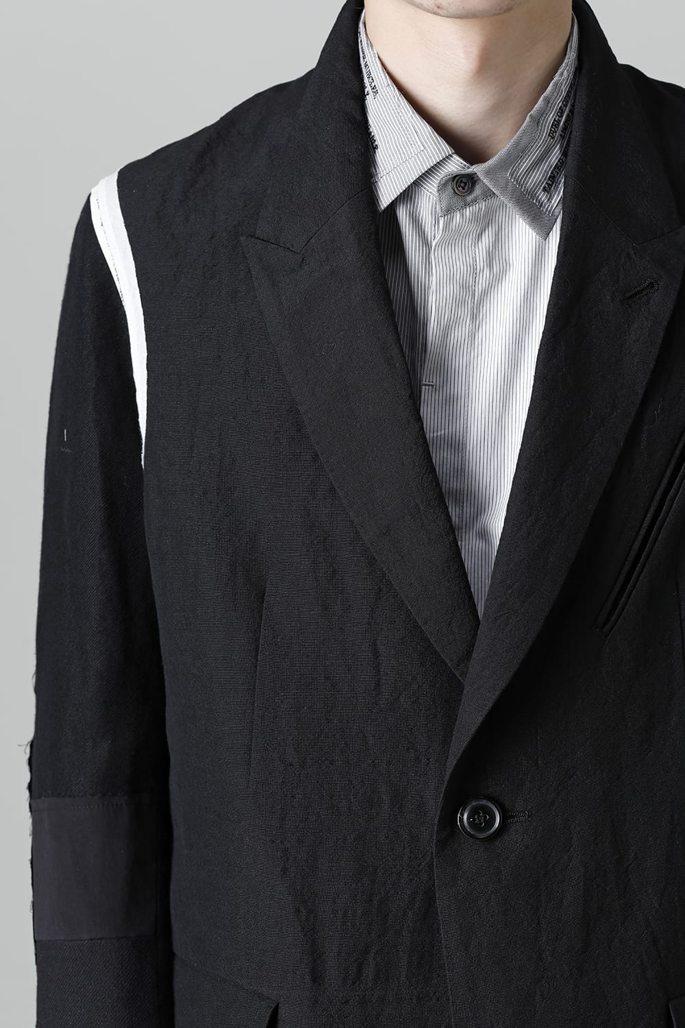 Jacket  Black / White Stitch