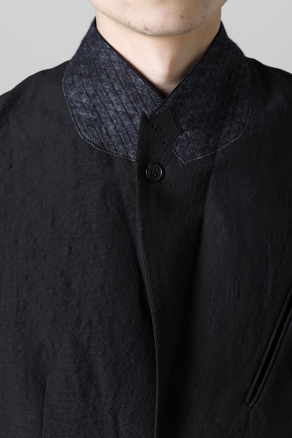 Jacket  Black / White Stitch