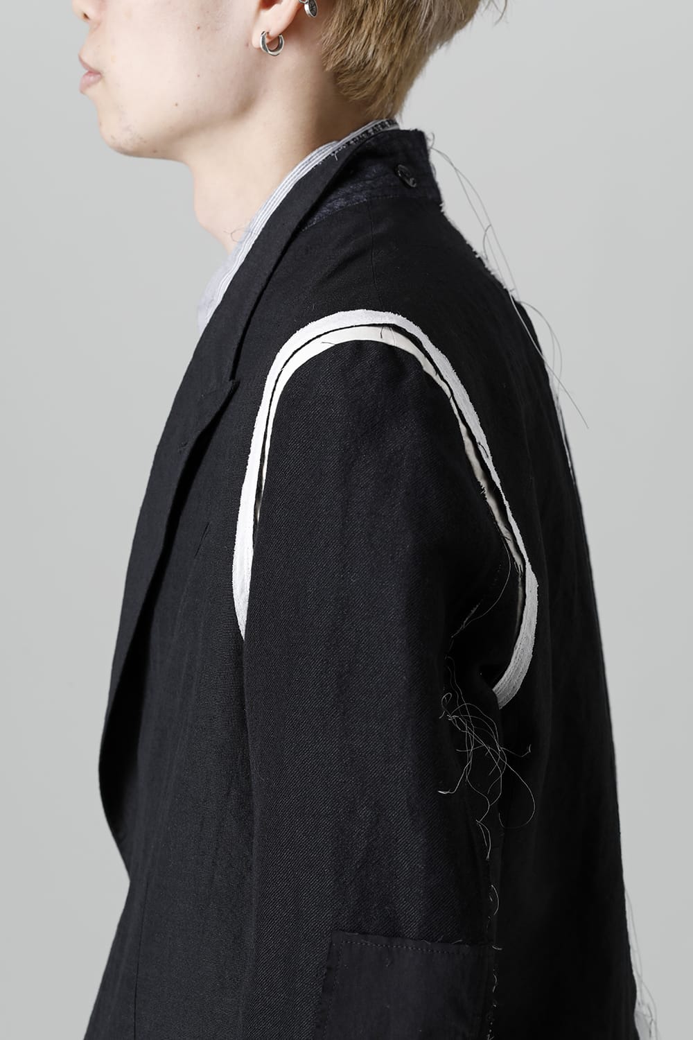 Jacket  Black / White Stitch