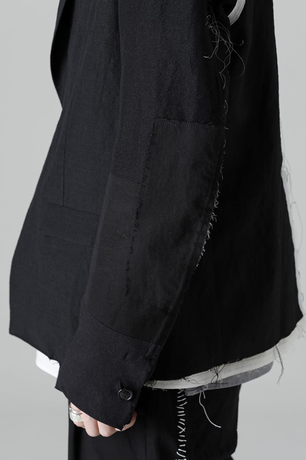 Jacket  Black / White Stitch