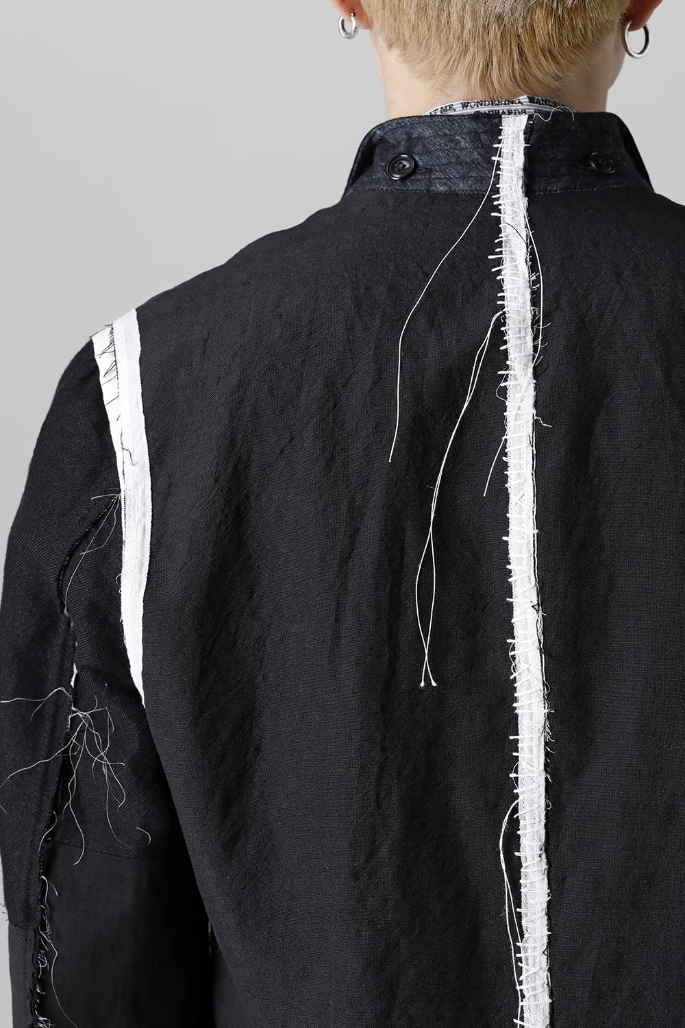 Jacket  Black / White Stitch