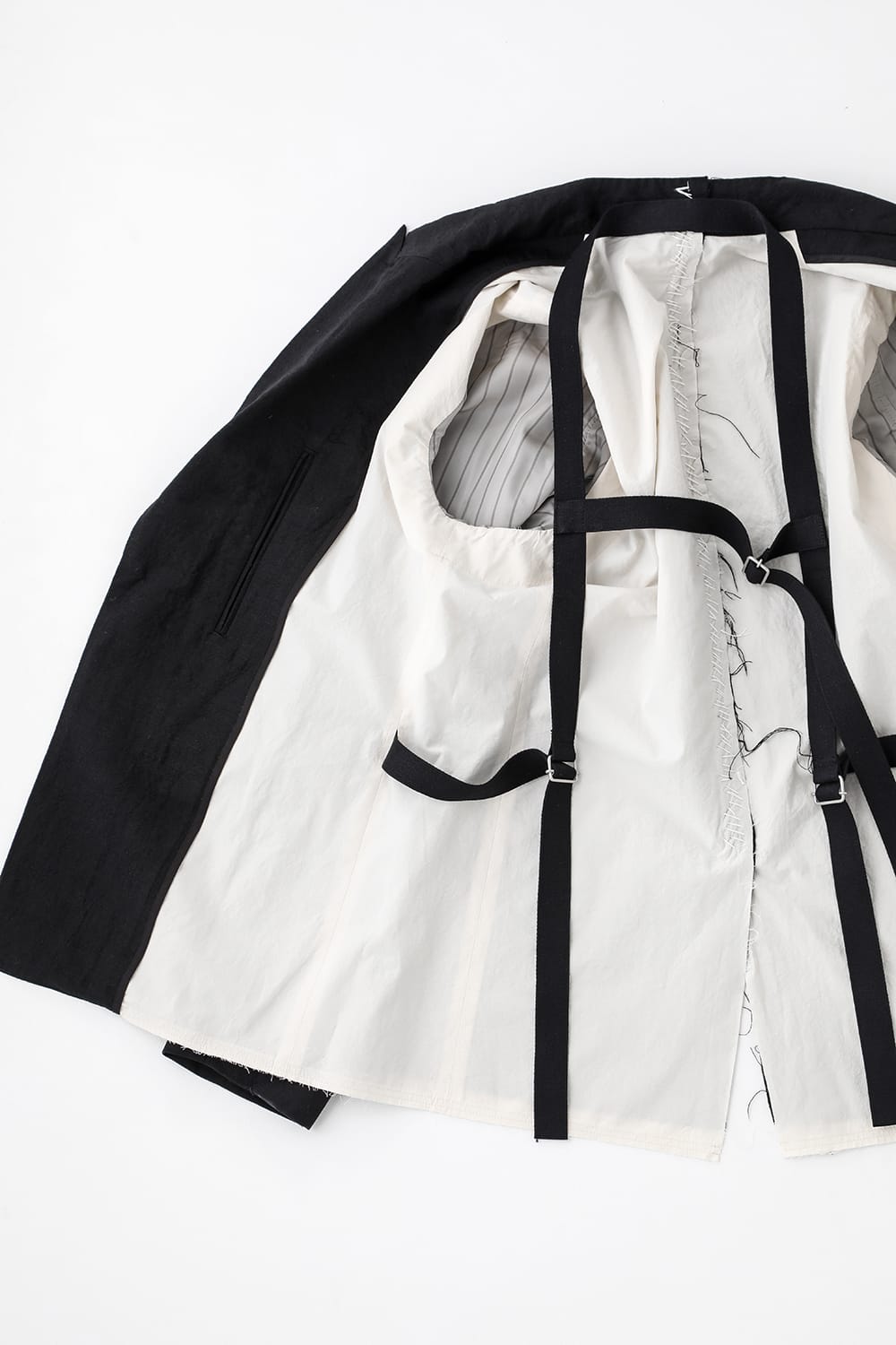 Jacket  Black / White Stitch