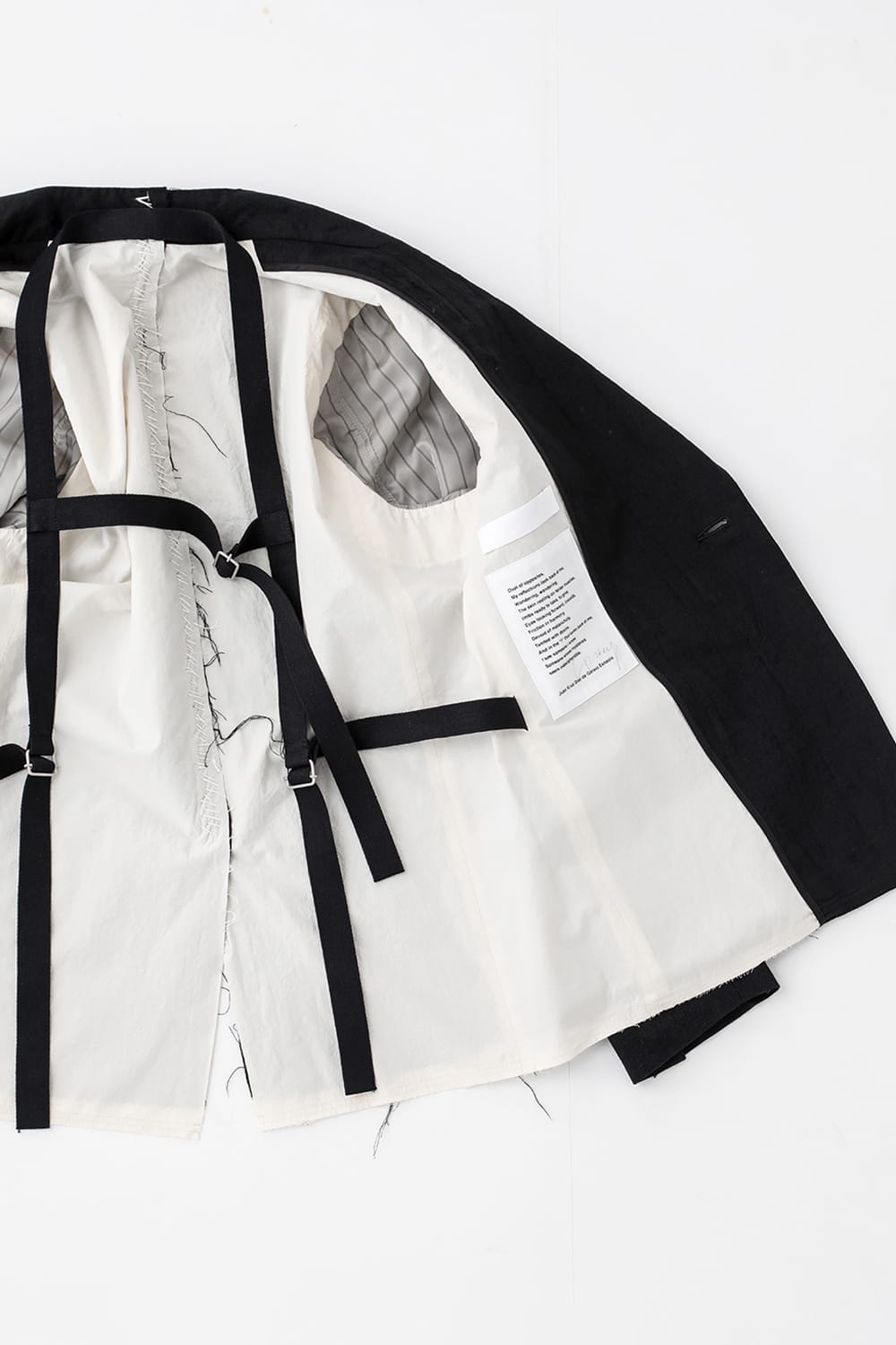 Jacket  Black / White Stitch