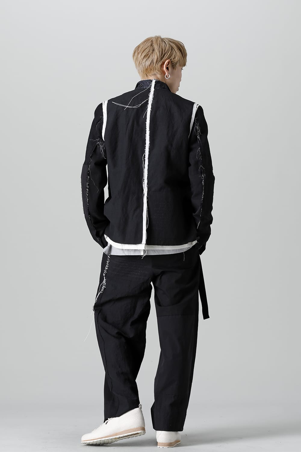 Jacket  Black / White Stitch