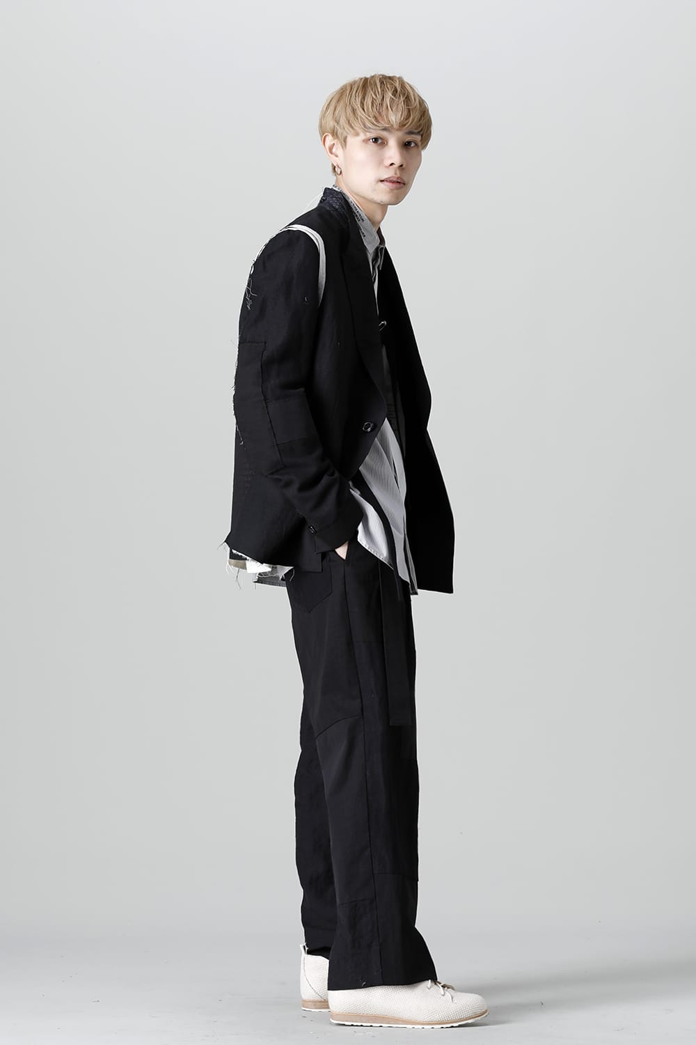 Jacket  Black / White Stitch