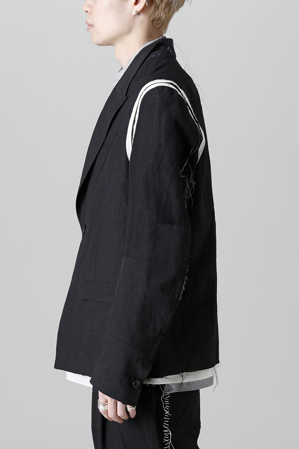 Jacket  Black / White Stitch