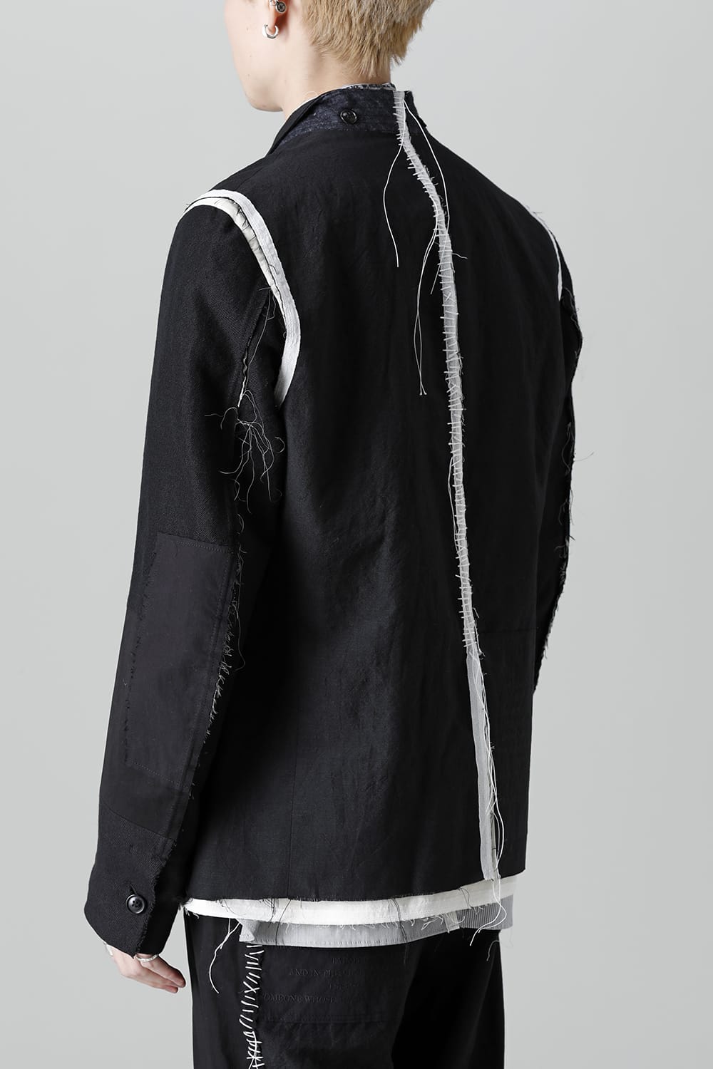 Jacket  Black / White Stitch