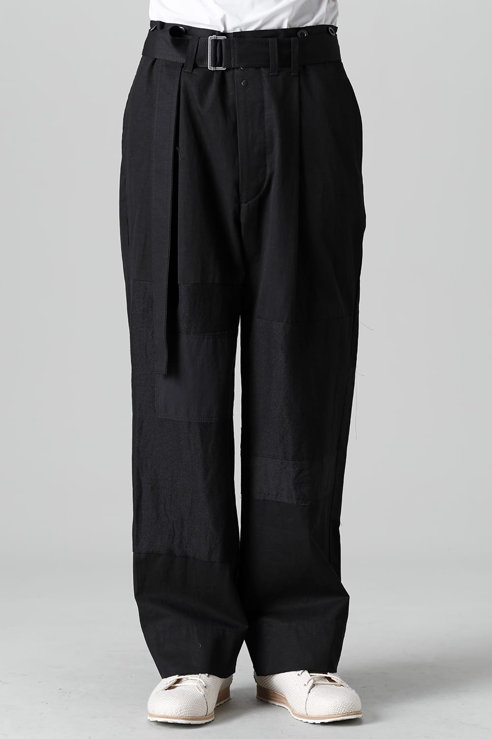 Pants Black / White Stitch