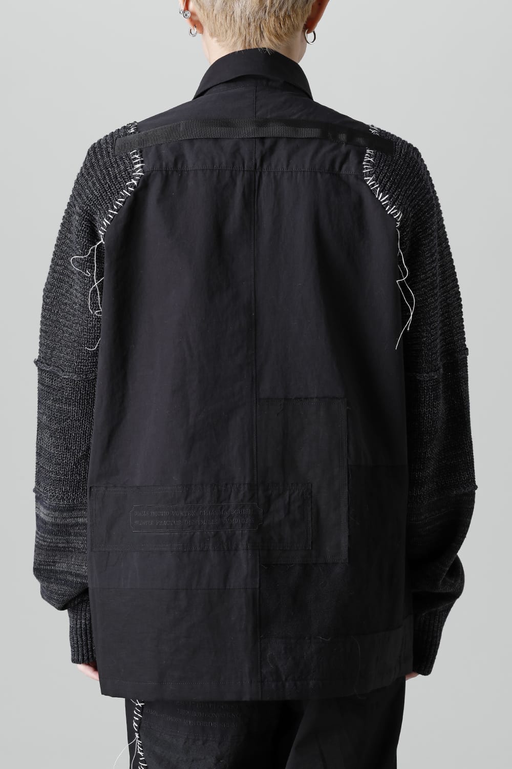 Jacket  Black / White Stitch