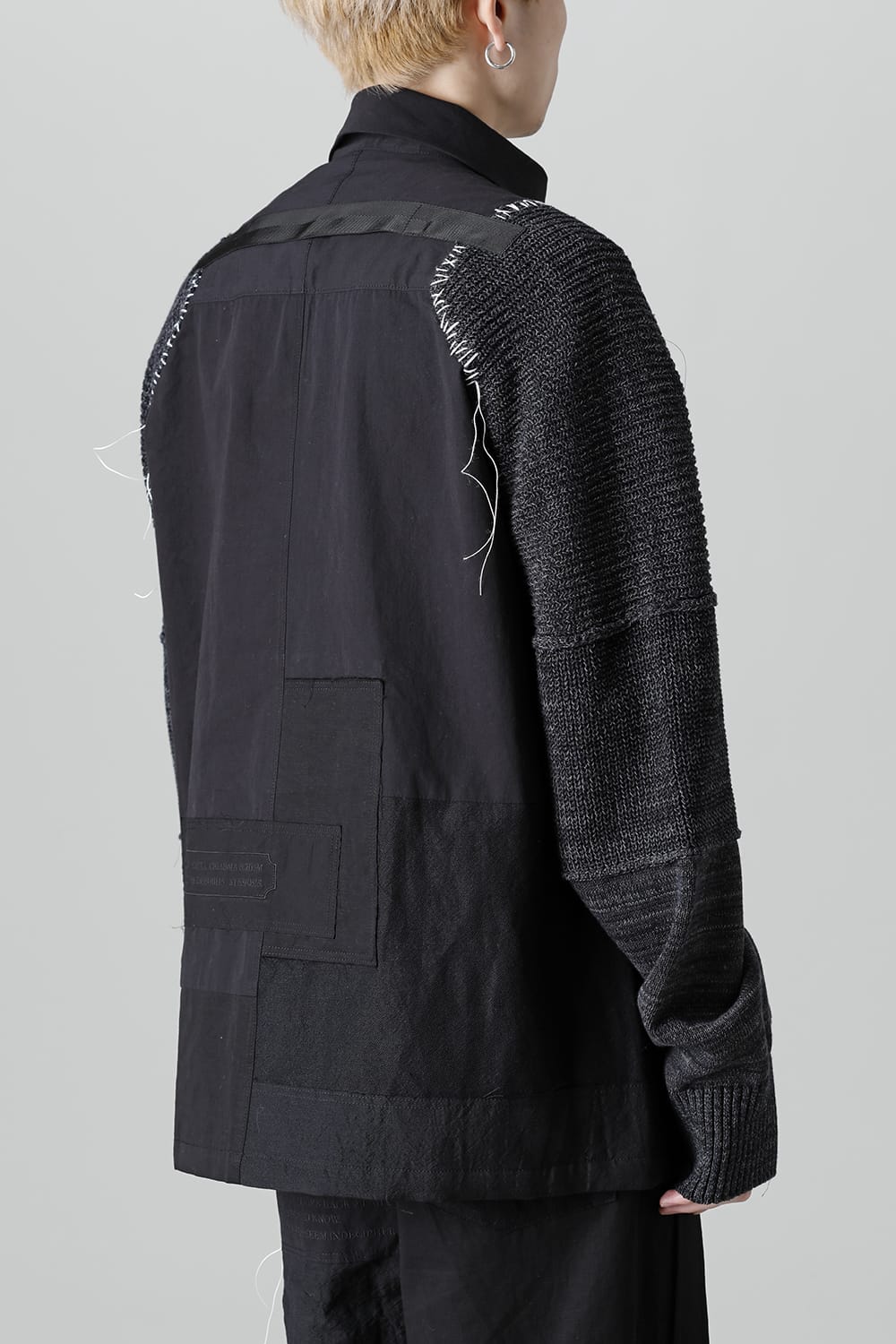 Jacket  Black / White Stitch