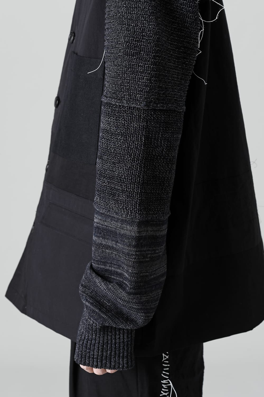 Jacket  Black / White Stitch