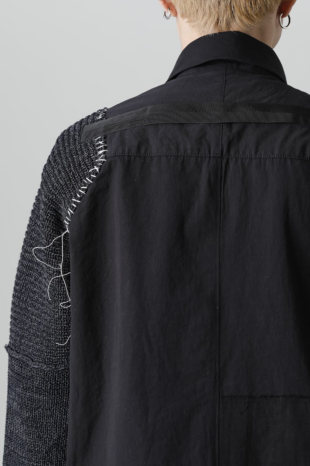 Jacket  Black / White Stitch